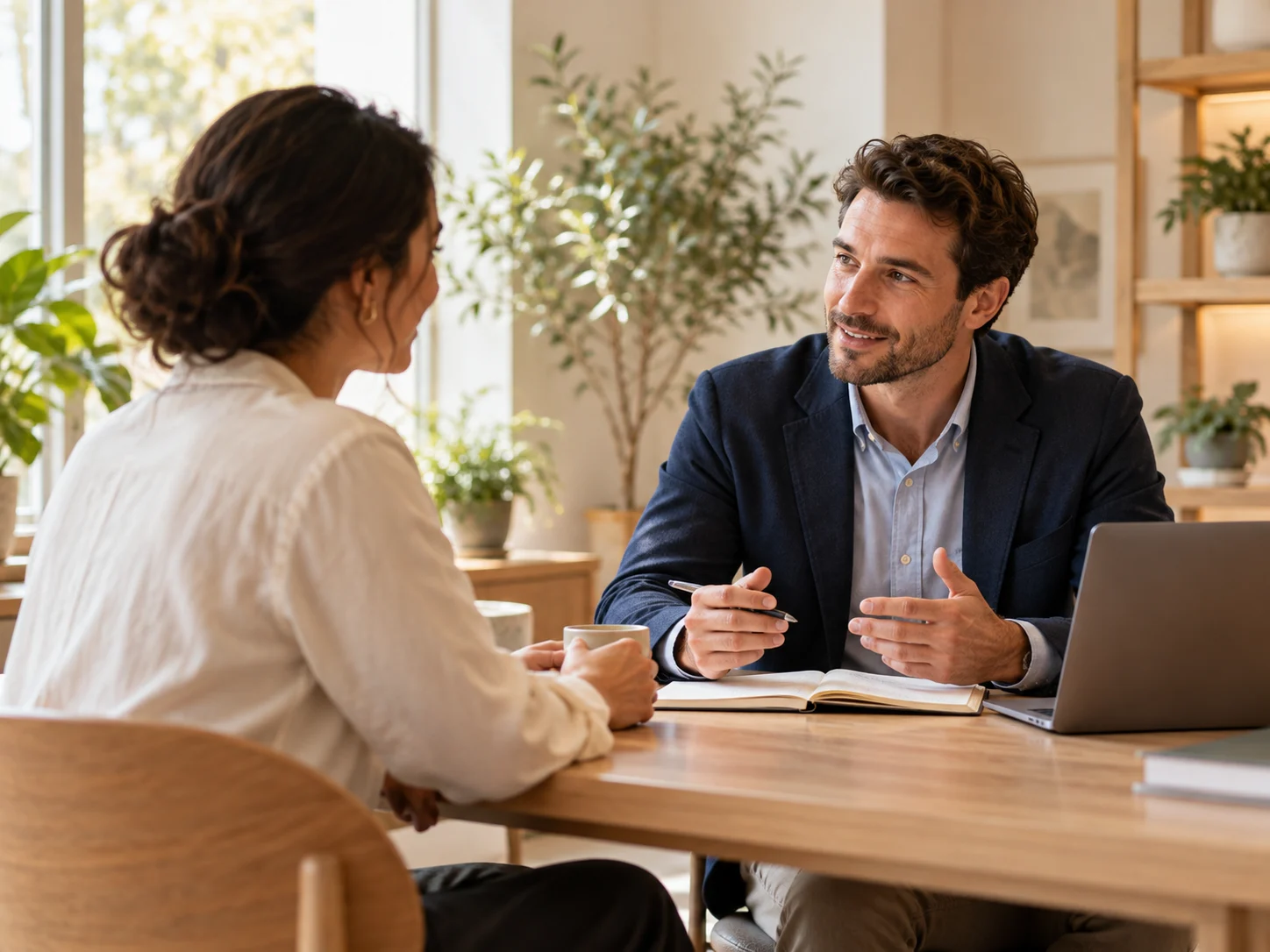 A professional services workplace